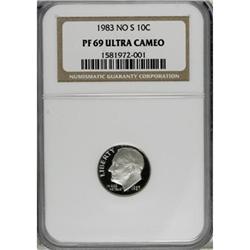 1983 10C No S PR69 Ultra Cameo NGC