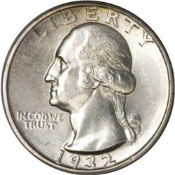 1932-D 25C MS64 PCGS