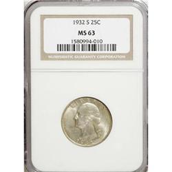 1932-S 25C MS63 NGC