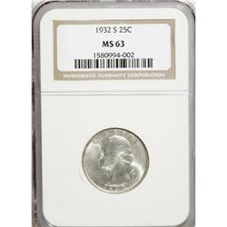 1932-S 25C MS63 NGC