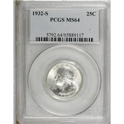 1932-S 25C MS64 PCGS