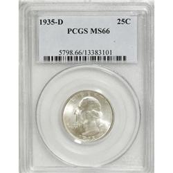 1935-D 25C MS66 PCGS