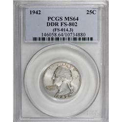 1942 25C MS64 PCGS