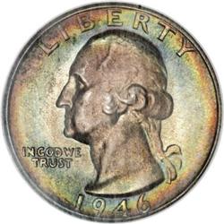 1946-S 25C MS66 [S NGC