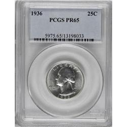 1936 25C PR65 PCGS