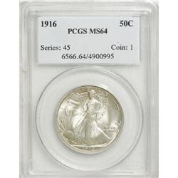 1916 50C MS64 PCGS