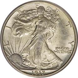 1917-S 50C Reverse MS64 PCGS