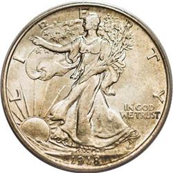 1918-D 50C MS64 PCGS