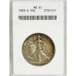 1923-S 50C MS61 ANACS