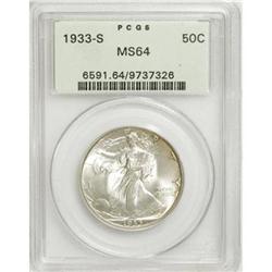 1933-S 50C MS64 PCGS