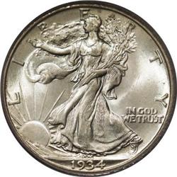 1934-S 50C MS66 PCGS