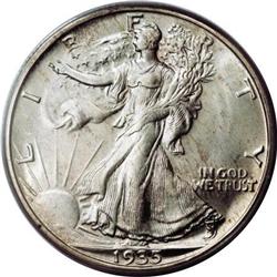 1935-S 50C MS66 PCGS