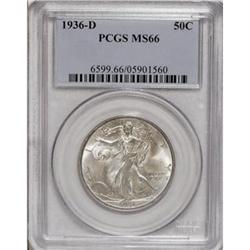 1936-D 50C MS66 PCGS