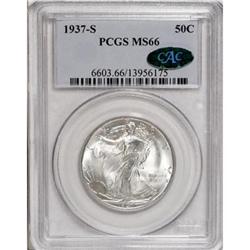 1937-S 50C MS66 PCGS
