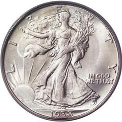 1938-D 50C MS67 PCGS