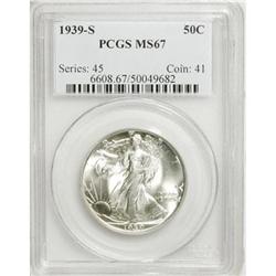 1939-S 50C MS67 PCGS