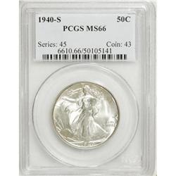 1940-S 50C MS66 PCGS