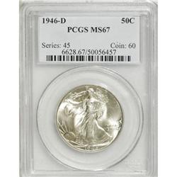 1946-D 50C MS67 PCGS