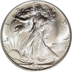 1946-S 50C MS67 PCGS