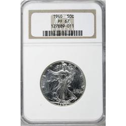 1940 50C PR67 NGC