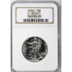 1940 50C PR67 NGC