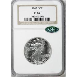 1942 50C PR67 NGC