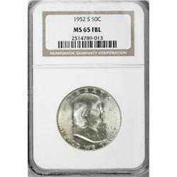 1952-S 50C MS65 Full Bell Lines NGC