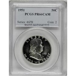 1951 50C PR66 Cameo PCGS
