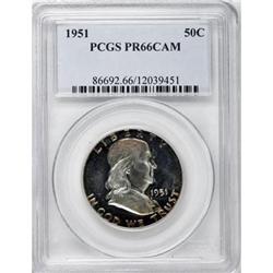 1951 50C PR66 Cameo PCGS