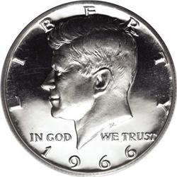 1966 50C SMS MS68 Deep Cameo PCGS