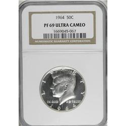 1964 50C PR69 Ultra Cameo NGC