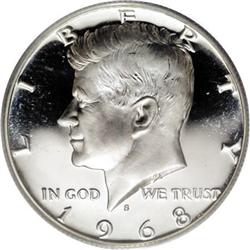 1968-S 50C PR70 Deep Cameo PCGS