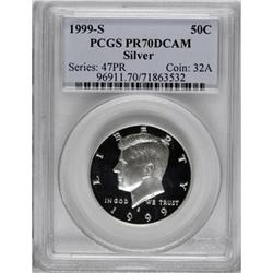 1999-S 50C Silver PR70 Deep Cameo PCGS