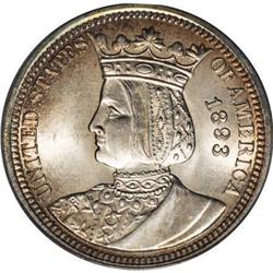 1893 25C Isabella Quarter MS65 PCGS