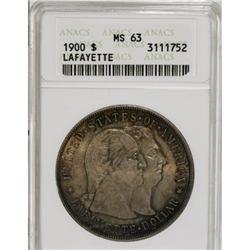 1900 $1 Lafayette Dollar MS63 ANACS