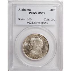 1921 50C Alabama MS65 PCGS