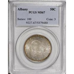 1936 50C Albany MS67 PCGS