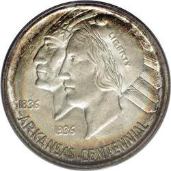 1936-D 50C Arkansas MS67 PCGS