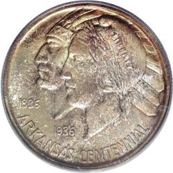 1936-S 50C Arkansas MS67 PCGS