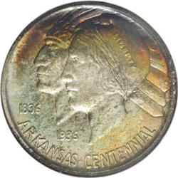 1937-S 50C Arkansas MS67 NGC