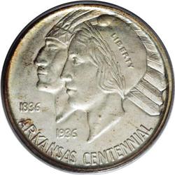 1939-S 50C Arkansas MS67 PCGS