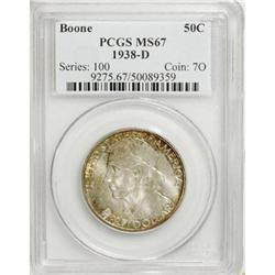 1938-D 50C Boone MS67 PCGS