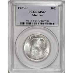 1923-S 50C Monroe MS65 PCGS