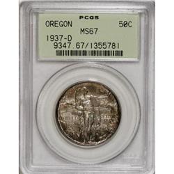 1937-D 50C Oregon MS67 PCGS