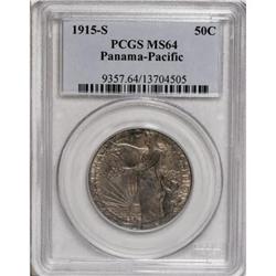 1915-S 50C Panama-Pacific MS64 PCGS