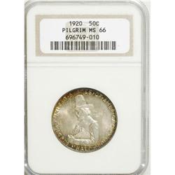 1920 50C Pilgrim MS66 NGC