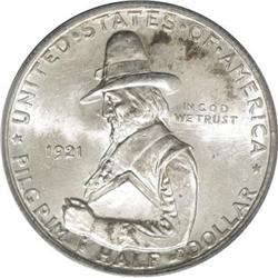 1921 50C Pilgrim MS67 PCGS