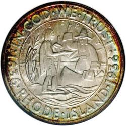1936-S 50C Rhode Island MS67 NGC