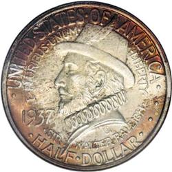 1937 50C Roanoke MS68 NGC