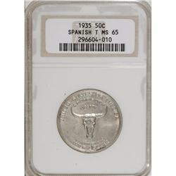 1935 50C Spanish Trail MS65 NGC